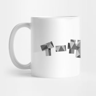 Kanji Triangle Gray Japanese Ethereum Blockchain Bitcoin Cryptocurrency Mug